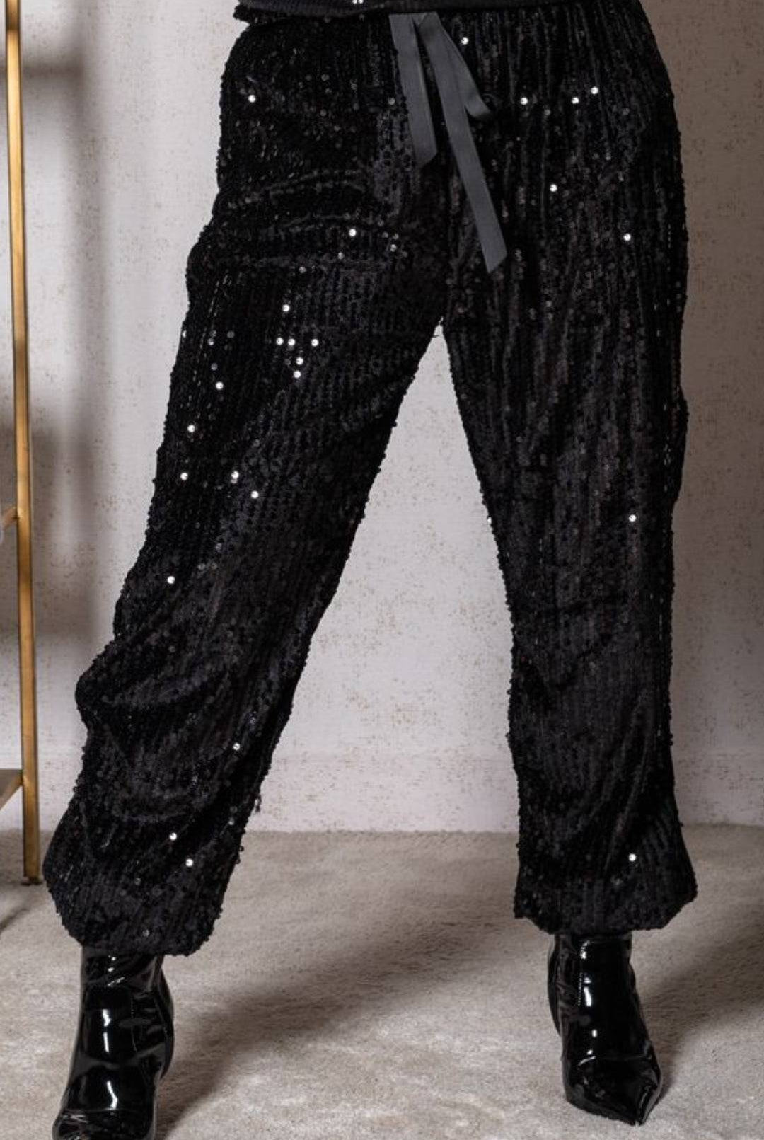 PANTALONA ALBANOS LANTEJOULAS - Carla Valente