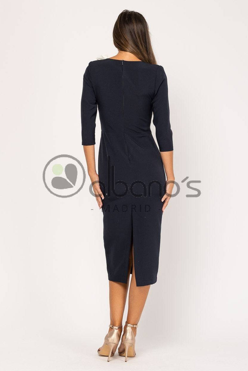 VESTIDO ALBANOS CURTO COM LAÇO NO PEITO - Carla Valente