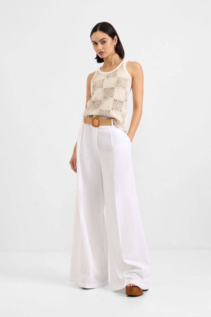 CALÇA PLEASE PALAZZO C/PREGA PRENSADA - Carla Valente