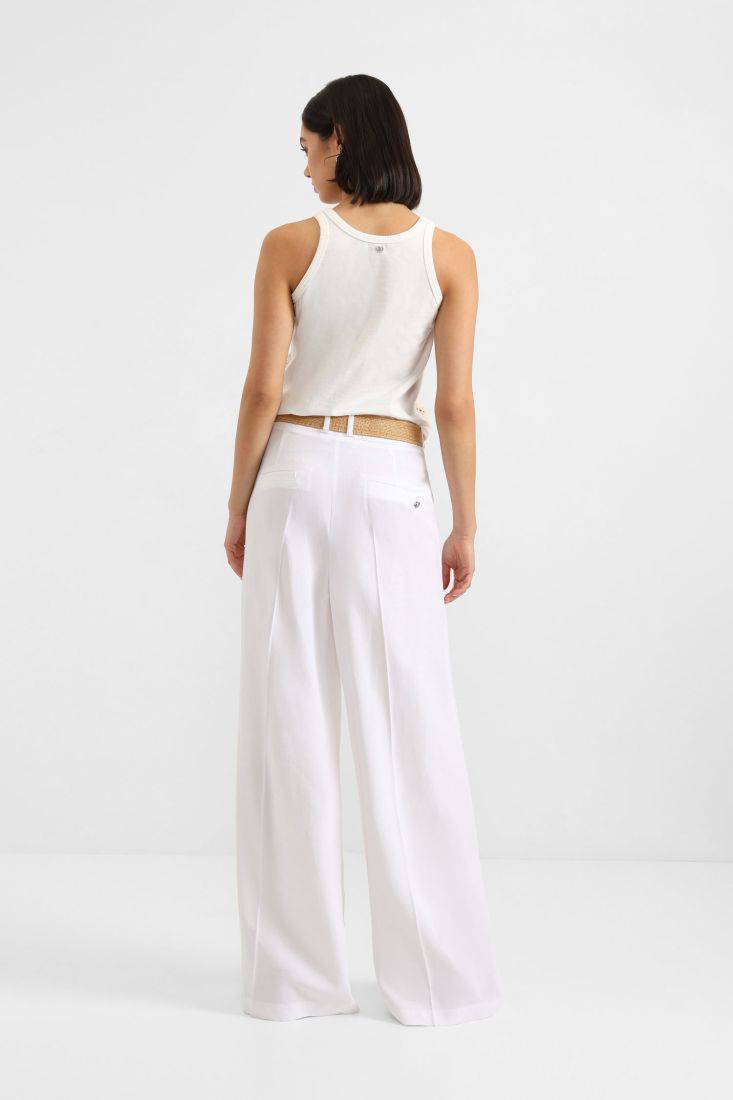 CALÇA PLEASE PALAZZO C/PREGA PRENSADA - Carla Valente