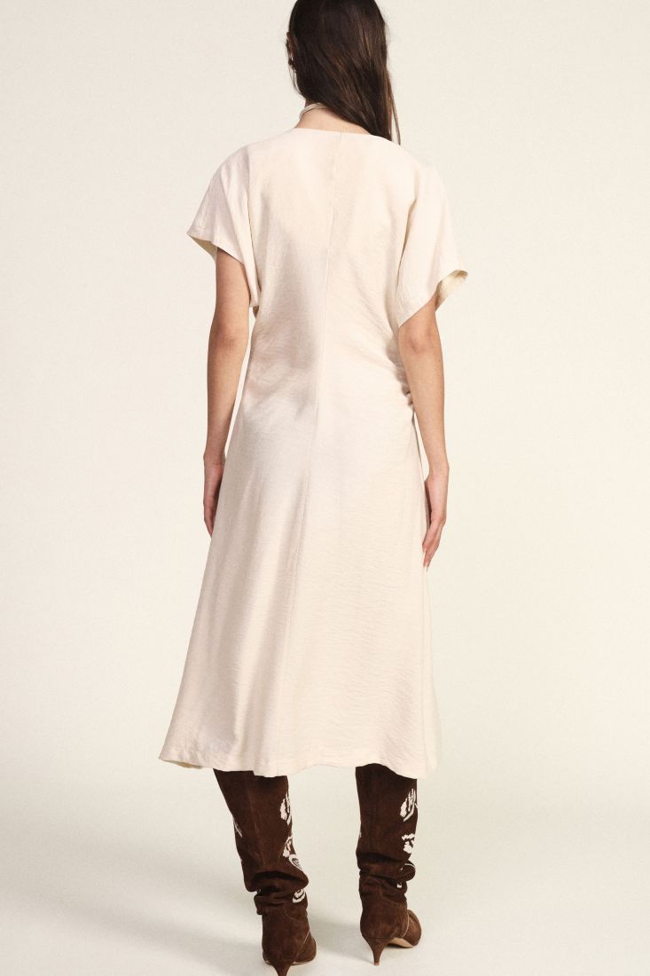 VESTIDO DIXIE FLOR CINTURA - Carla Valente