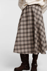 SAIA PLEASE MIDI TARTAN CINTURA ALTA COO - Carla Valente