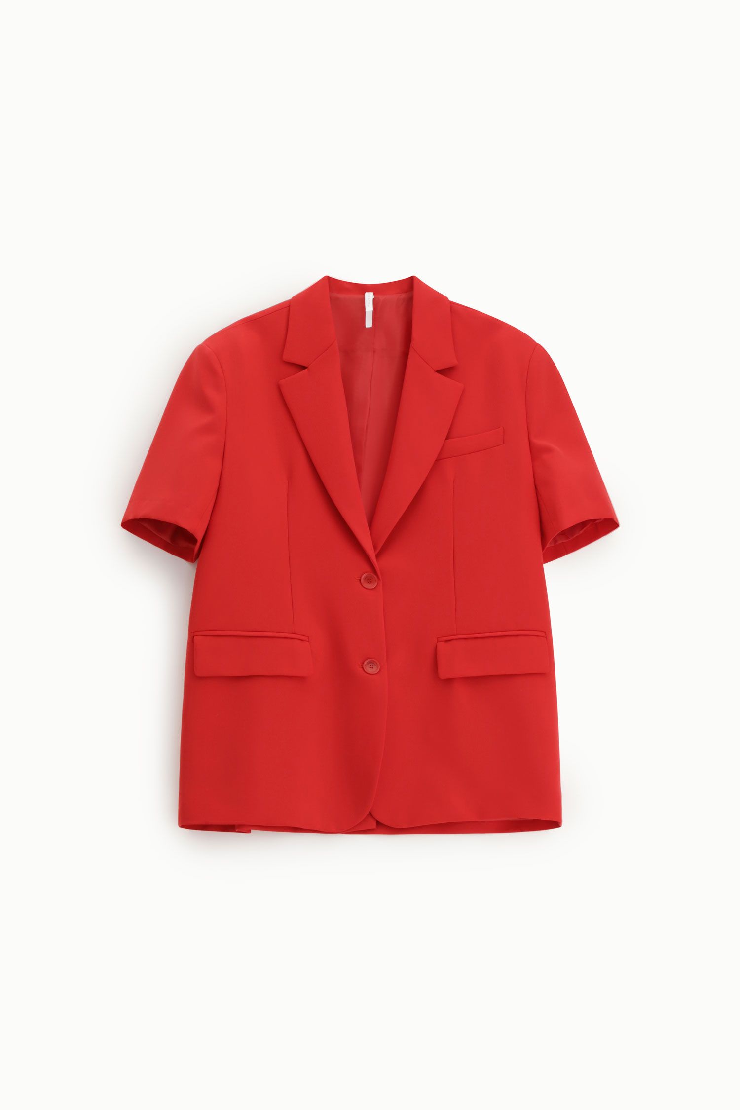 BLAZER IMPERIAL BOTÃO C/MANGA CURTA E BOLSO ABA - Carla Valente