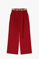 CALÇA PLEASE WIDE LEG C/CINTO - Carla Valente