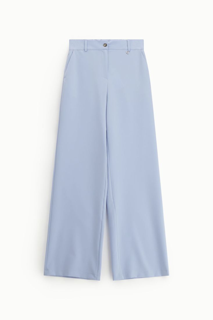 CALÇA DIXIE PALAZZO CINTA SUBIDA WIDE LEG - Carla Valente