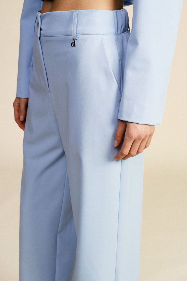 CALÇA DIXIE PALAZZO CINTA SUBIDA WIDE LEG - Carla Valente