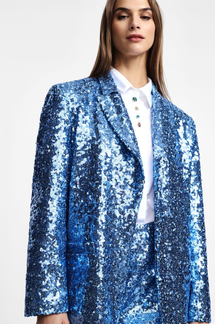 BLAZER PLEASE LANTEJOULAS - Carla Valente