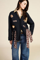 CASACO DIXIE PATCHWORKS C/ EFEITO BOLSO - Carla Valente