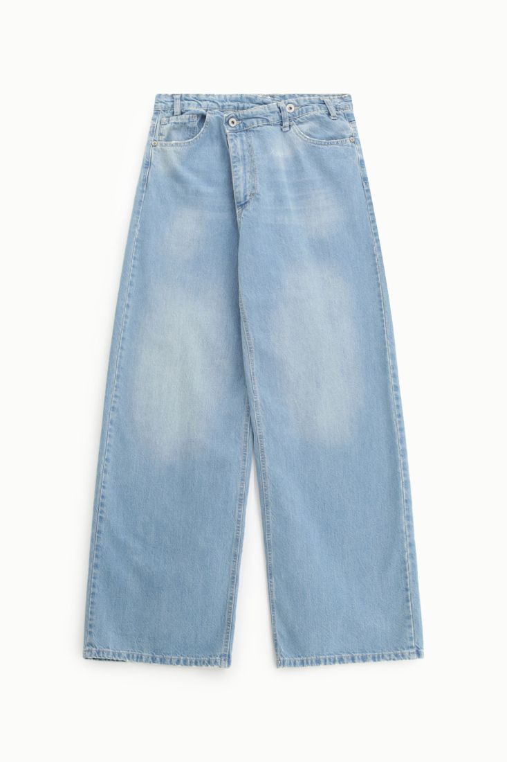 CALÇA PLEASE WIDE LEG CINTURA TRESPASSE - Carla Valente