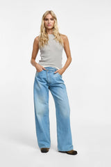 CALÇA PLEASE WIDE LEG CINTURA TRESPASSE - Carla Valente