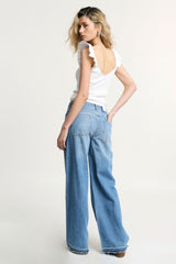 CALÇA PLEASE FLARE CINTA DESCIDA - Carla Valente