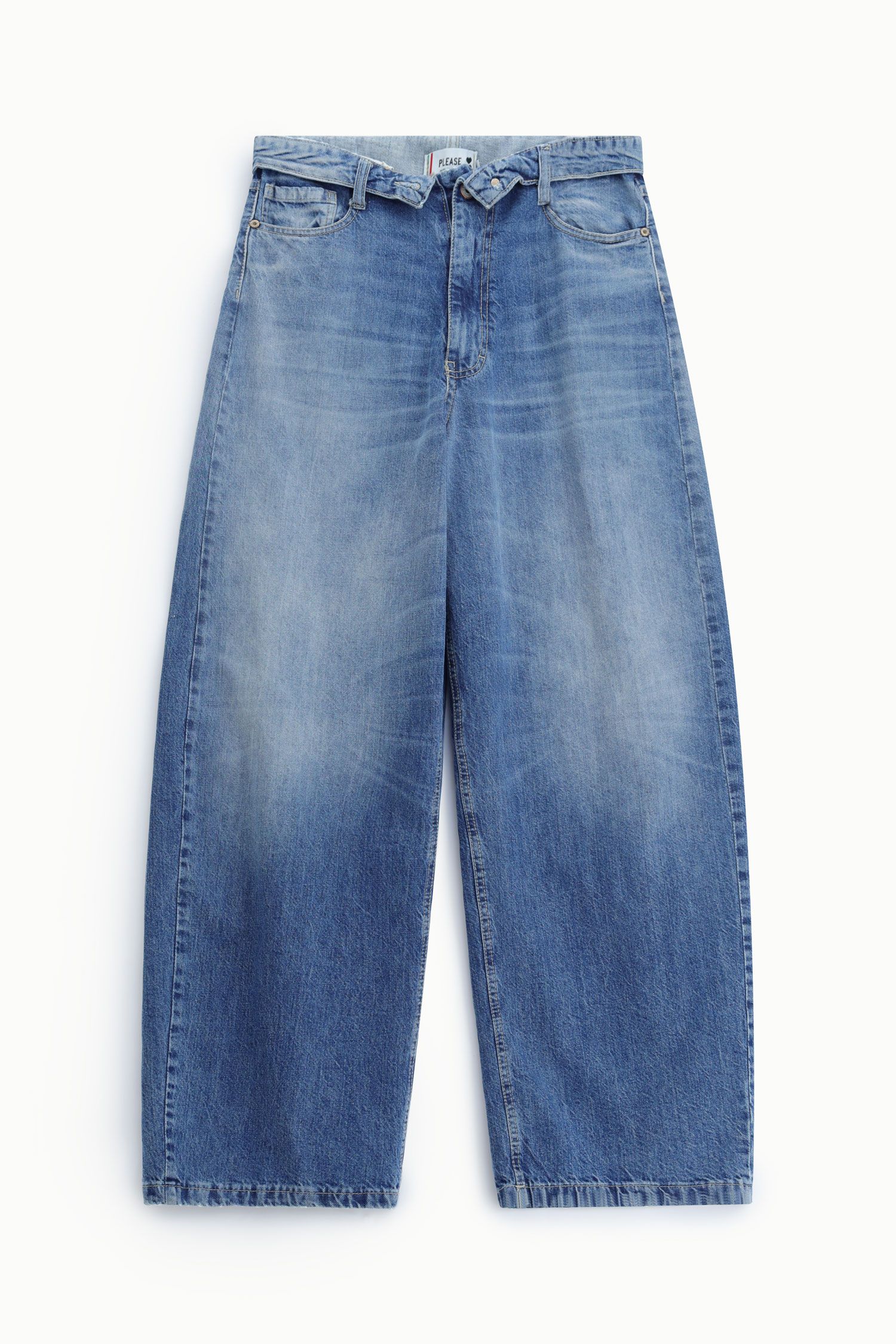 Calça Please Wide Leg Cinta Subida - vista adicional