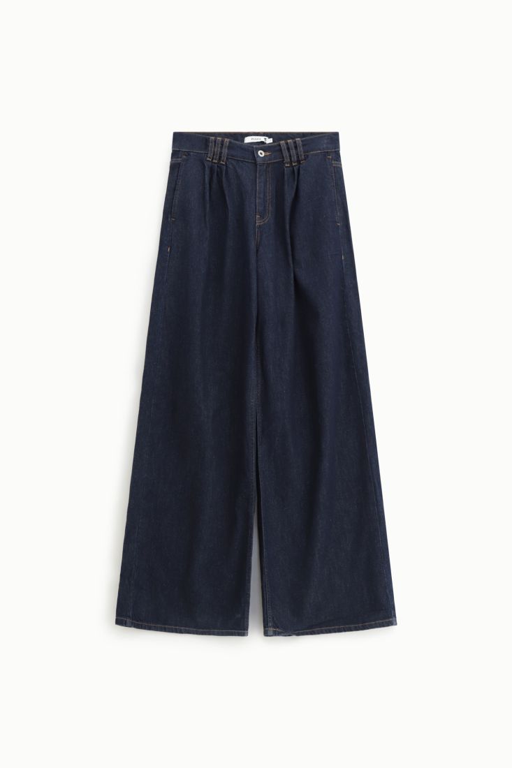 JEANS PLEASE WID LEG CINTURA ALTA - Carla Valente