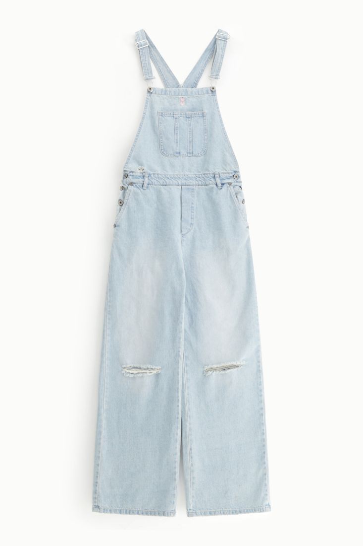 SALOPETTE PLEASE COM RASGOS E BOLSOS - Carla Valente