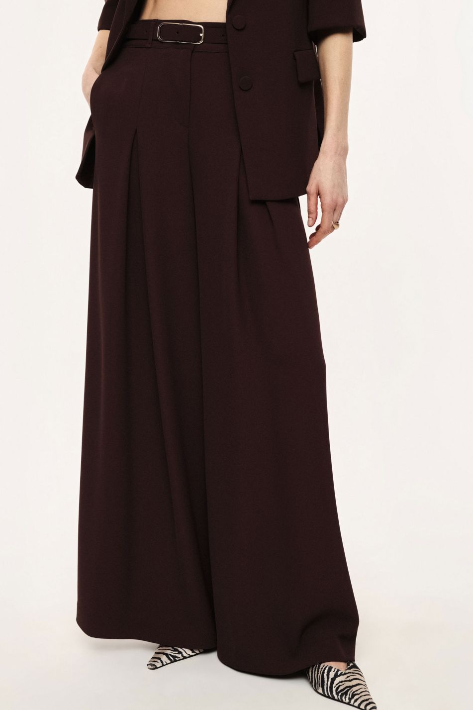 CALÇA IMPERIAL PALAZZO C/ CINTO - Carla Valente
