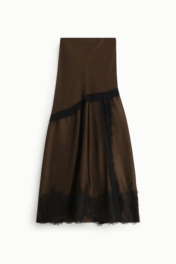 SAIA DIXIE ACETINADA COM RENDA - Carla Valente