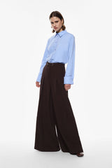 CALÇAS IMPERIAL DE CORTE FLUIDO COM CINTO - Carla Valente