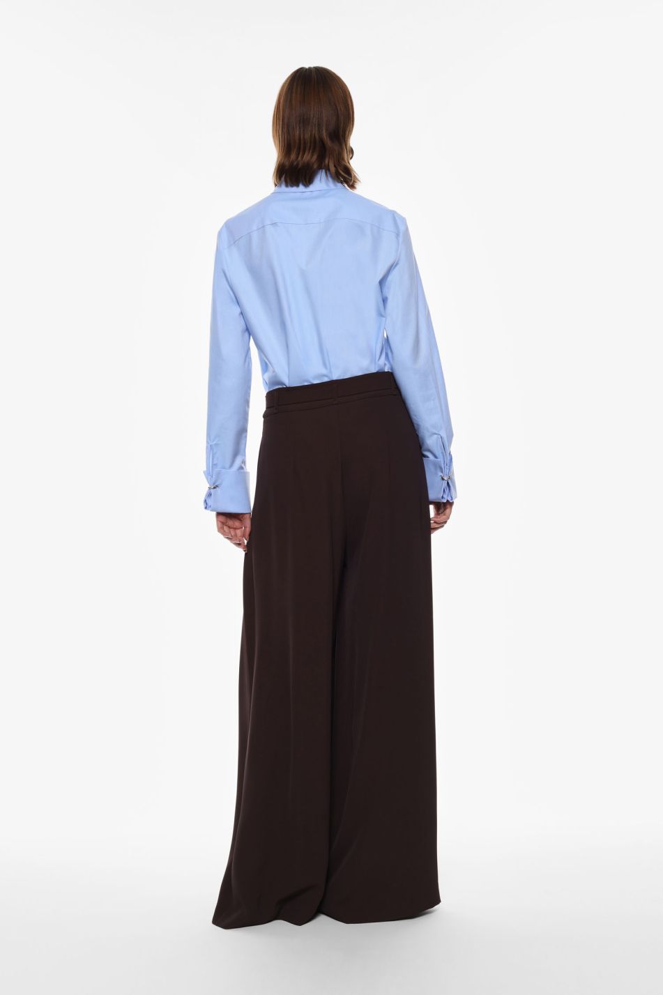 CALÇAS IMPERIAL DE CORTE FLUIDO COM CINTO - Carla Valente