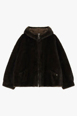 CASACO PLEASE FAKE FUR C/CARAPUÇO - Carla Valente