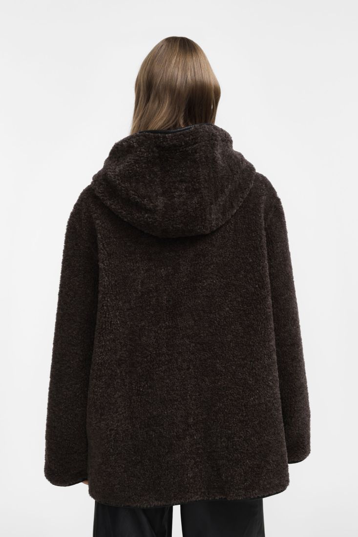 JACKET PLEASE DE PELO TEDDY COM ZIPER - Carla Valente