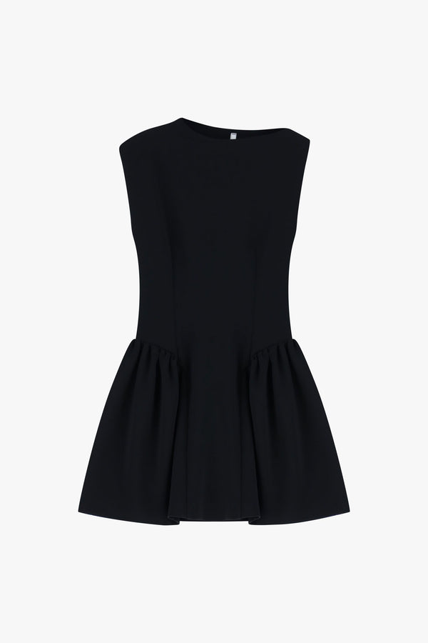 VESTIDO IMPERIAL CURTO DECOTE BARCO - Carla Valente