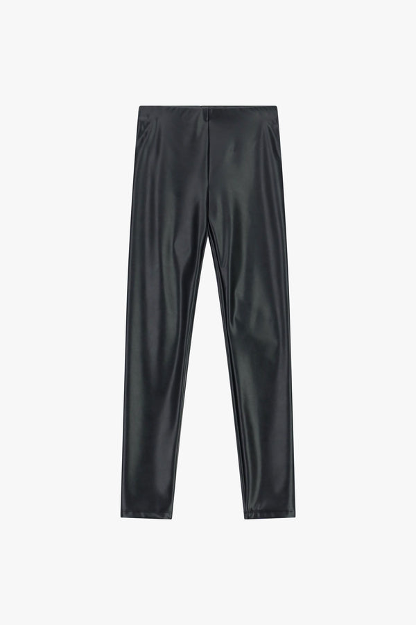 CALÇA IMPERIAL SKINNY ACABAMENTO FAUX LEATHER