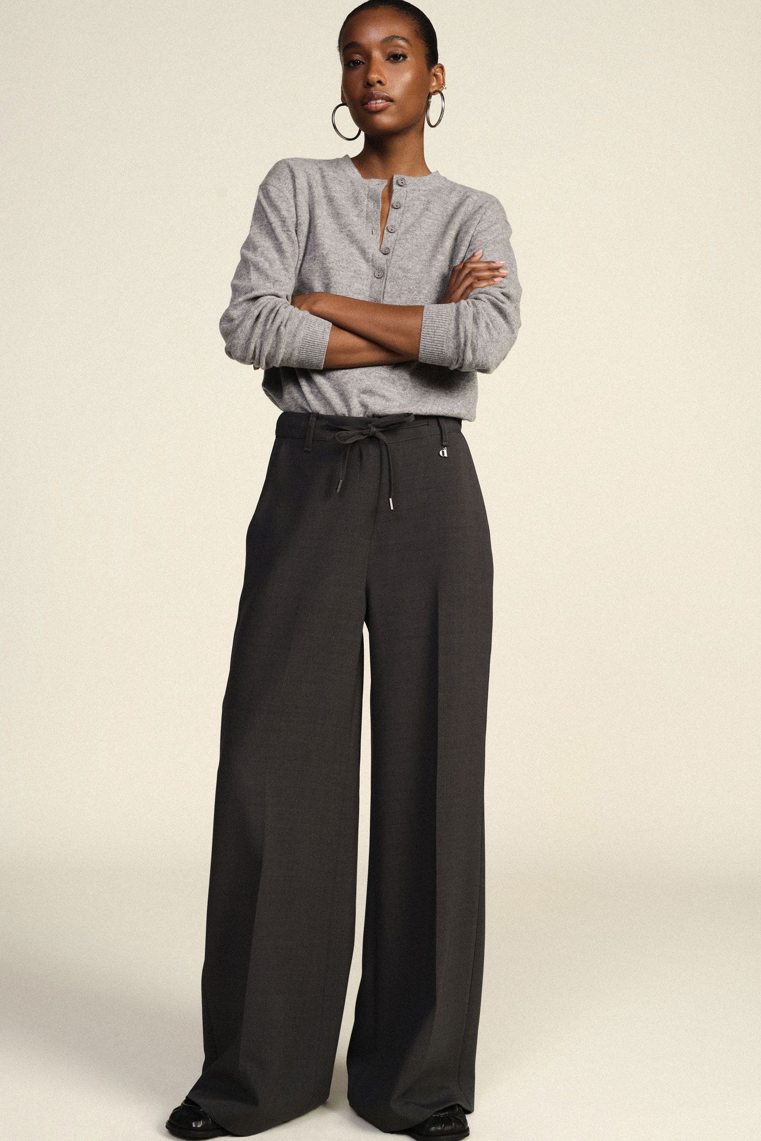 CALÇA DIXIE WIDE LEG C/CORDÃO - Carla Valente