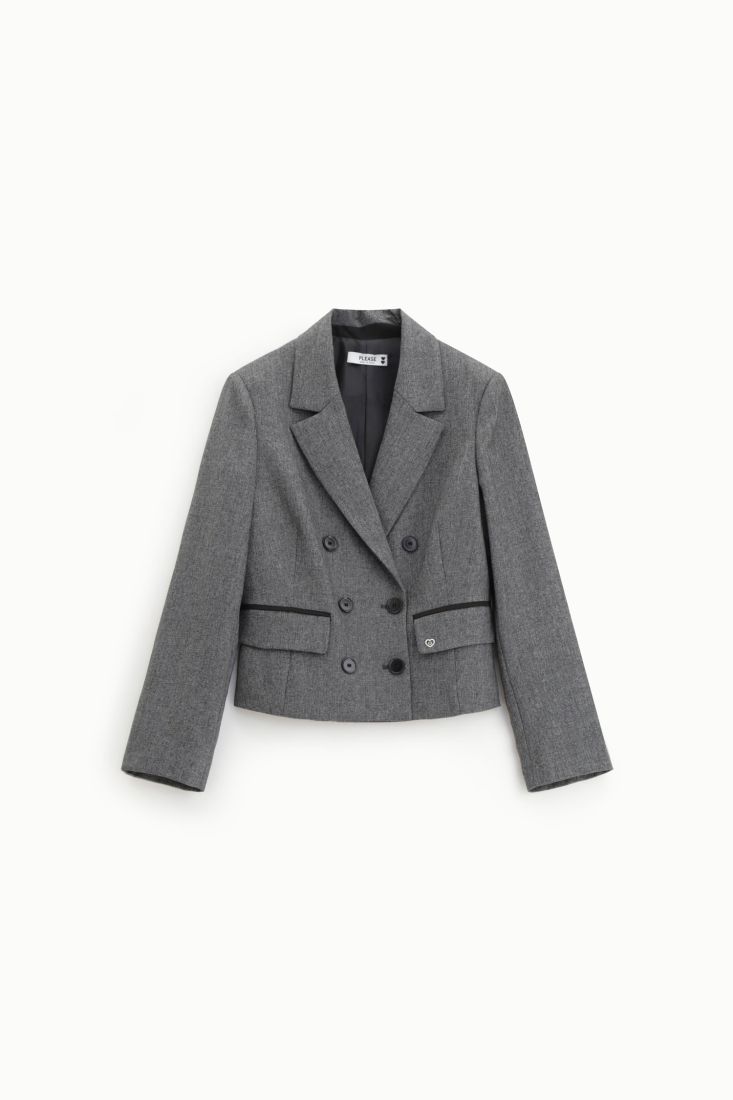 BLAZER PLEASE CROPPED BOTÕES DUPLOS - Carla Valente