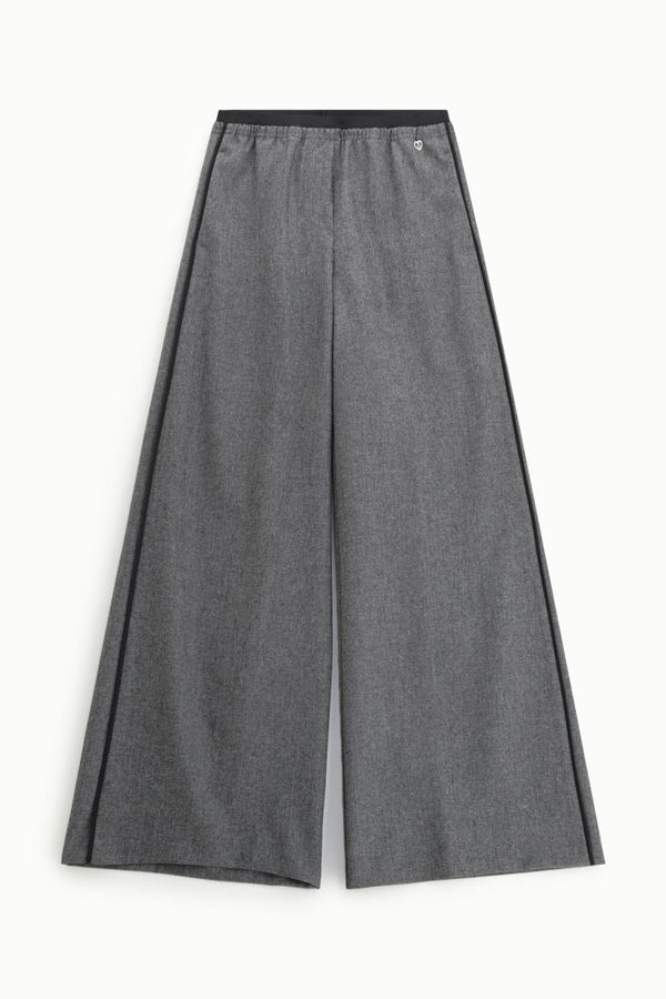 CALÇA PLEASE WIDE LEG CINTURA MÉDIA FATO - Carla Valente