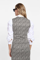 TOP PLEASE COM DECOTE QUADRADO ZEBRA - Carla Valente