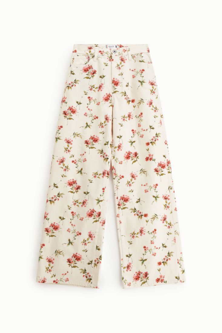 CALÇA PLEASE PALAZZO ESTAMPA FLORAL - Carla Valente