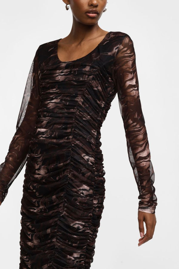 VESTIDO PLEASE COMPRIDO ESTAMPADO - Carla Valente