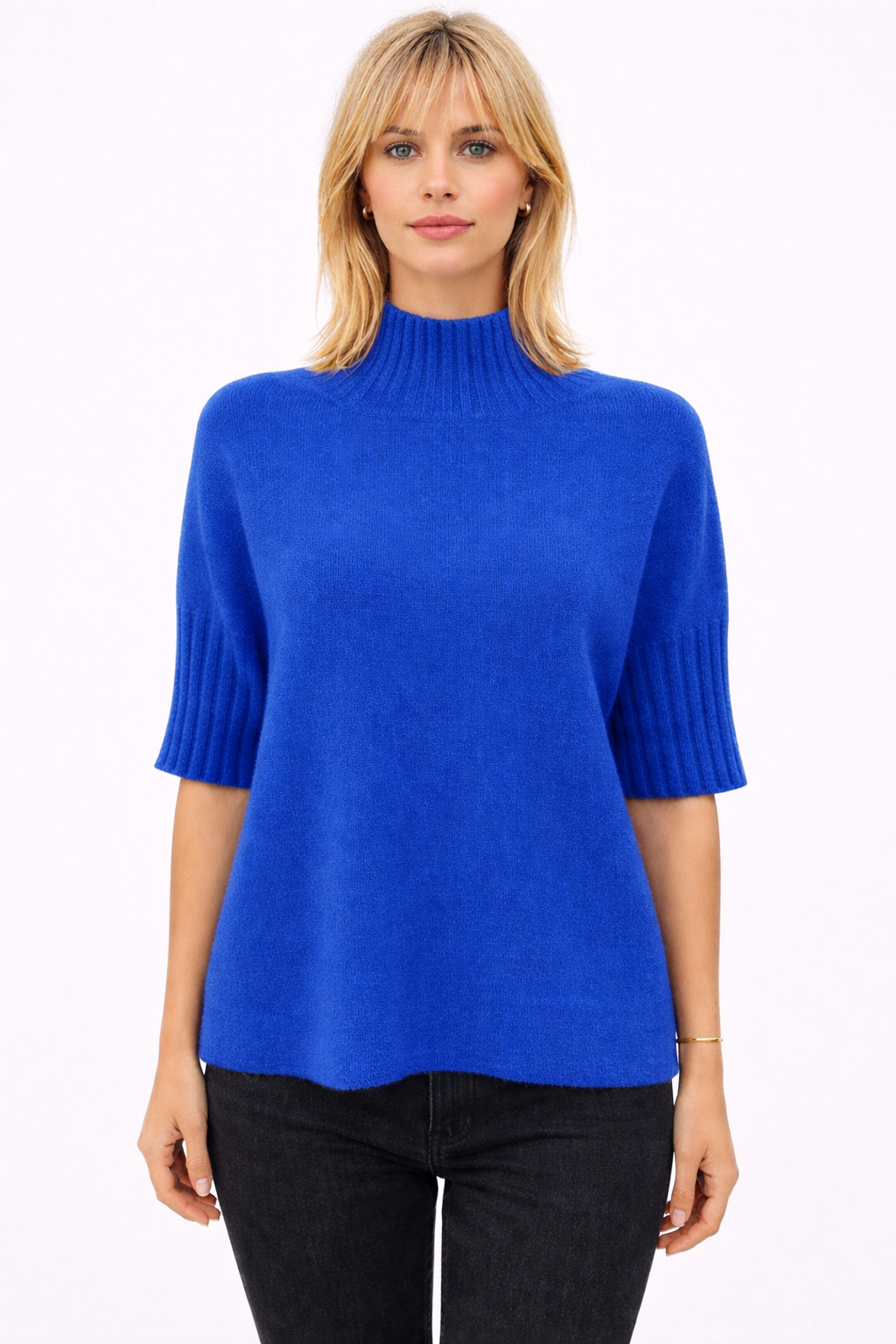 CAMISOLA IMPERIAL MALHA MANGA 3/4 CANELA - Carla Valente