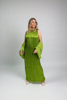 VESTIDO MAITE MIDI ENRUGADO - Carla Valente