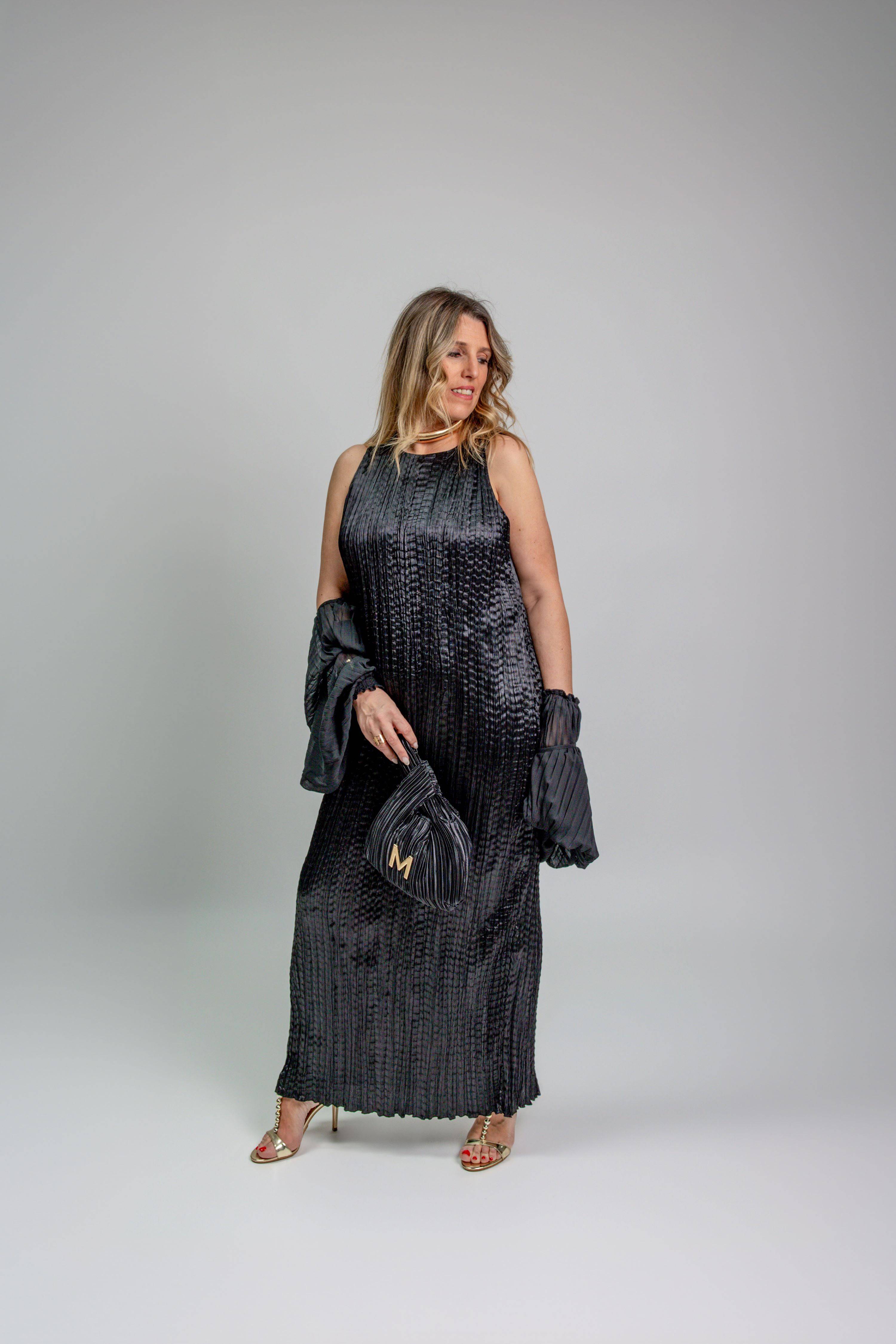 VESTIDO MAITE MIDI ENRUGADO - Carla Valente