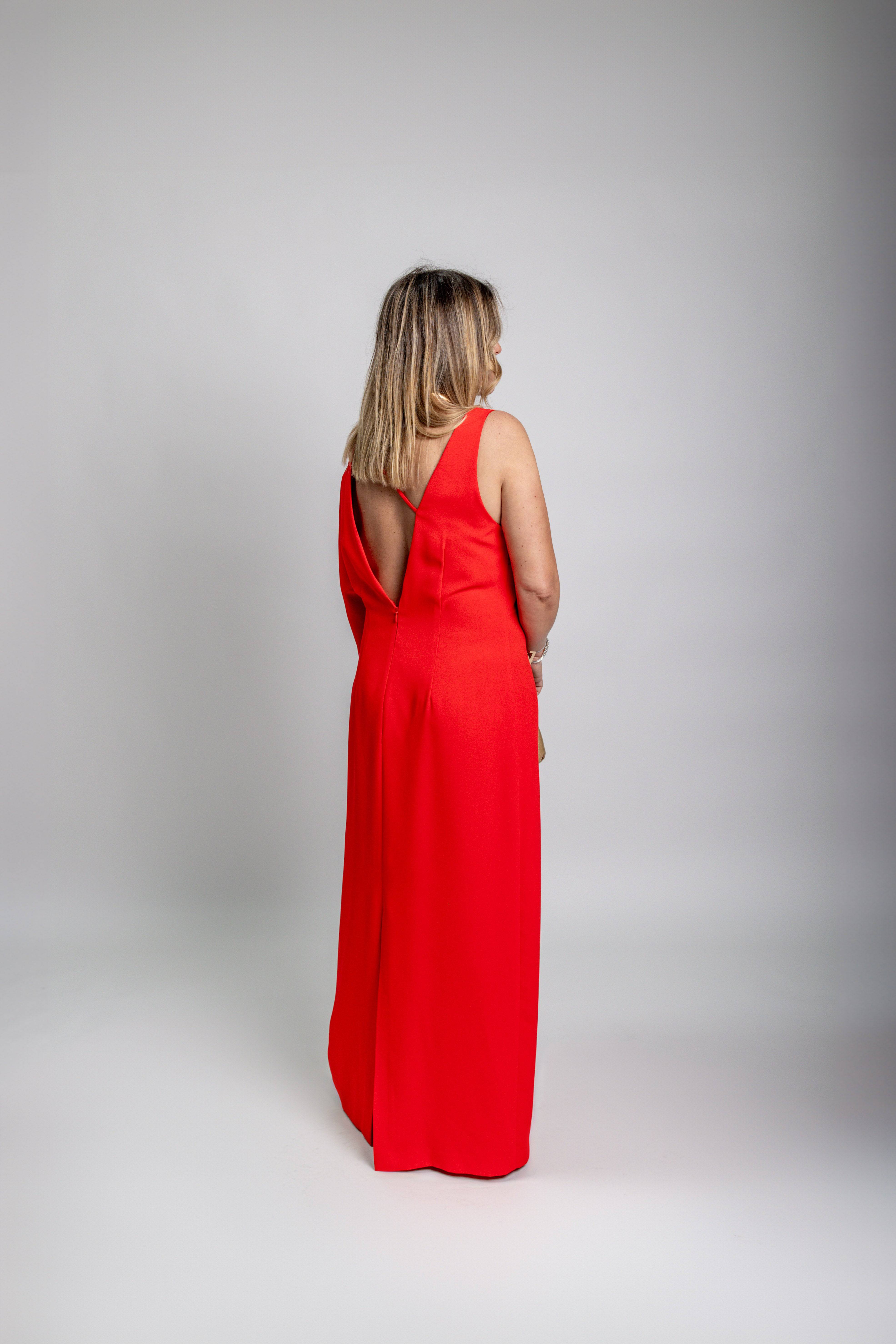 VESTIDO MAITE ASSIMÉTRICO MANGA - Carla Valente