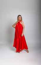 VESTIDO MAITE MIDI FRNTE ÚNICA CRUZADA - Carla Valente