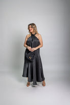VESTIDO MAITE MIDI FRNTE ÚNICA CRUZADA - Carla Valente