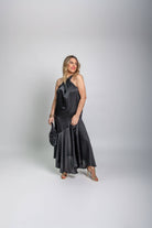 VESTIDO MAITE MIDI FRNTE ÚNICA CRUZADA - Carla Valente