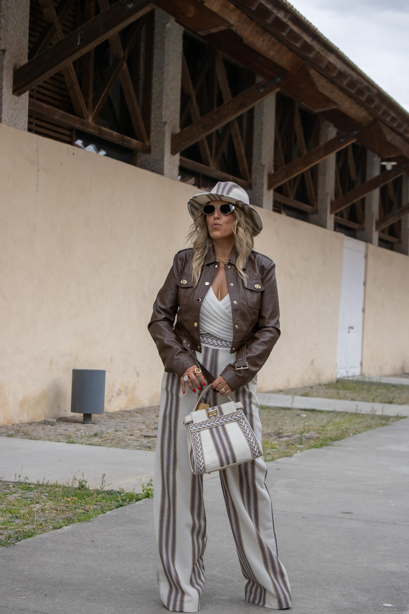 JACKET PHO FIRENZE CURTA ECO PELE MILITAR - Carla Valente