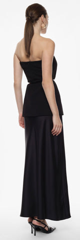 VESTIDO IMPERIAL BAINHA ACETINADA - Carla Valente