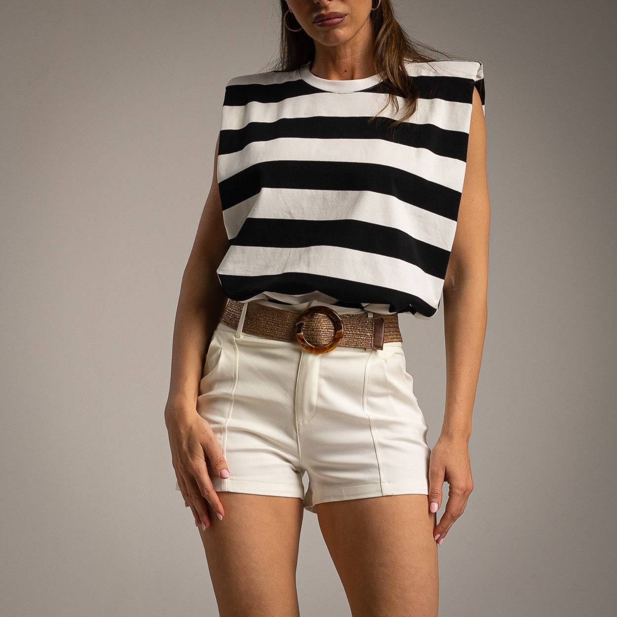 T-SHIRT ALBNS RUBGY LISTRADA - Carla Valente