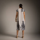 VESTIDO ALBNS PANOTS LISTRADO PAISLEY - Carla Valente