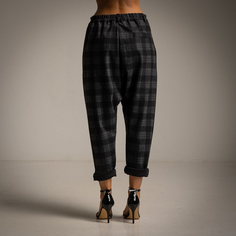 CALÇA ALBNS BAGGY XADREZ TARTAN