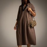 VESTIDO ALBNS OVERSIZE COM BOLSOS