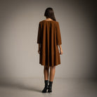 VESTIDO ALBNS  BÁSICO BAIXO RUFFLE + COR - Carla Valente