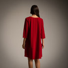 VESTIDO ALBNS  BÁSICO BAIXO RUFFLE + COR - Carla Valente