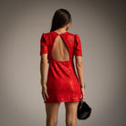 VESTIDO ALBNS  DE MICROPAILLETS ABERTURA COSTAS - Carla Valente