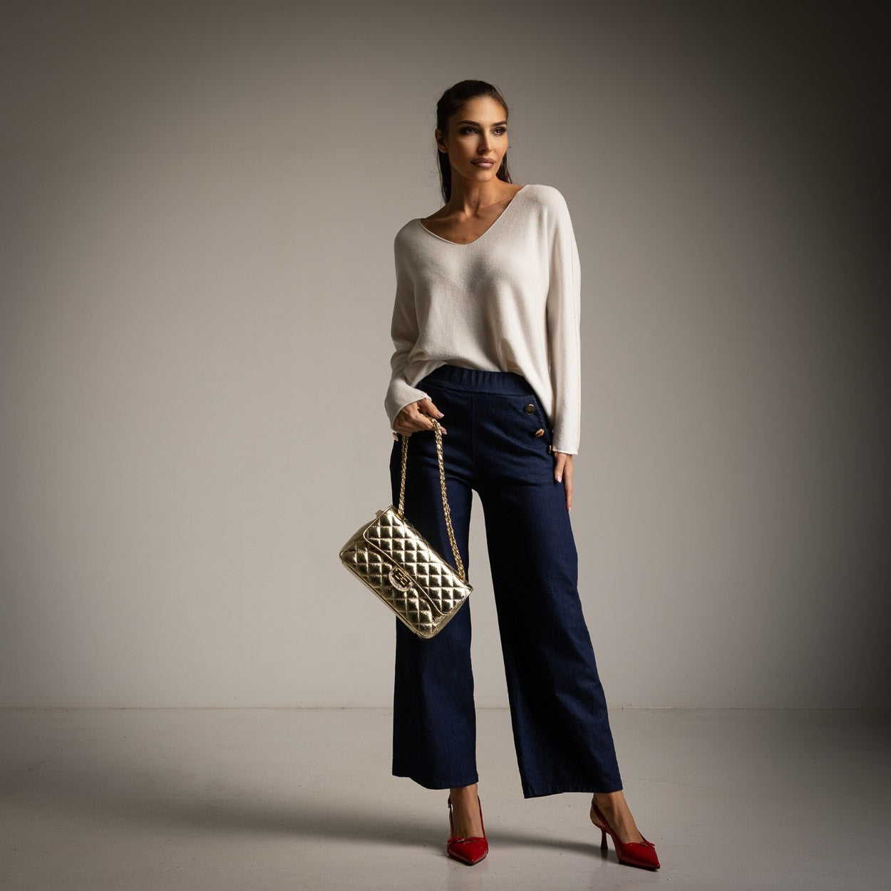 CAMISOLA ALBNS DE TEXTURA SUAVE - Carla Valente