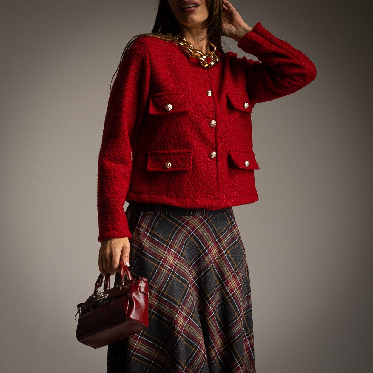 JAQUETA ALBNS BAGUILLA COM BOLSOS DE BOTÕES - Carla Valente